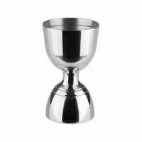 (6 adet) Paslanmaz Çelik Jigger - İki Ölçekli - 3/6cl - ara çizgiler 1/4cl