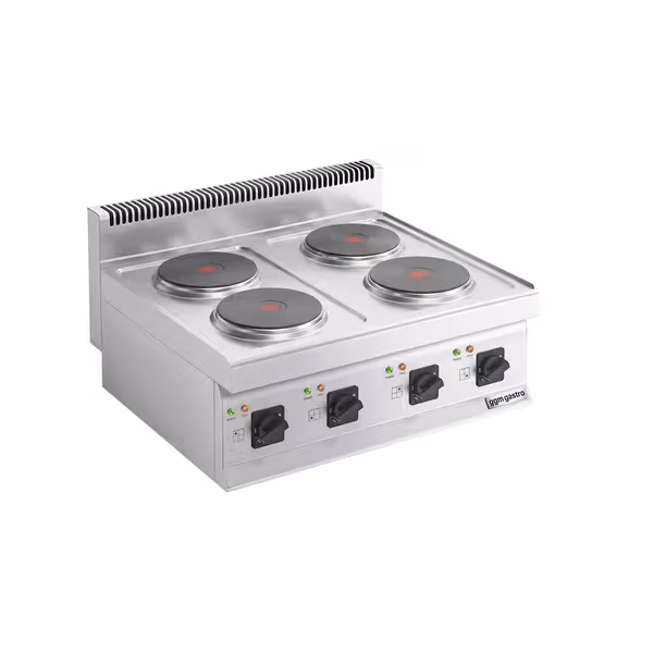 Električni štednjak - Linija 700 - 800x700x430 mm - 9,2 kW - 4 ploče - nadpultni
