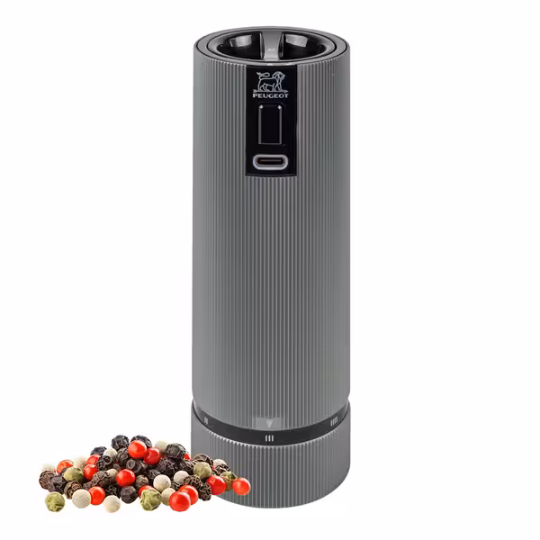PEUGEOT | LINE - Râșniță de piper - Carbon - electrică - Înălțime: 150 mm