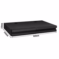 Fioka za talog kave – dvostruka – 820 x 510 x 115 mm – s slavinom – mat crna