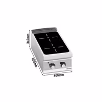 Infracrveni štednjak - Linija 900 - 8 kW - 2 ploče - nadpultni