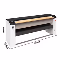 Profesionalni električni valjak za glačanje 1500 mm - 35 kg/h