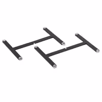 Etagere / Buffet Stand - Stainless steel, powder-coated - Black - Height: 120mm - suitable for platters & plates from 210mm