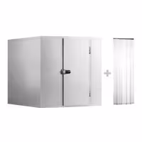 Ruostumattomasta teräksestä pakastehuone - 1800x1800 mm - 4,30 m³