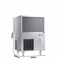 Commercial Ice Machine Premium PLUS - Bullet - 38 kg/24h