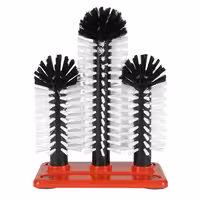 (2 komada) FUCHS | DELFIN® četka za pranje stakla – 2x180 mm + 1x240 mm – s plastičnom podlogom – 1-2-3