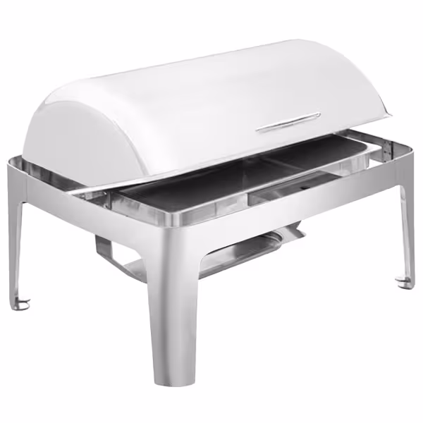 Inox Chafing Dish - GN 1/1 - με καπάκι roll top - 8,5 lt