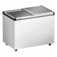 LIEBHERR | Chłodziarka skrzyniowa – 252 L – od +2 do +15 °C – z pokrywą aluminiową przesuwną – biała