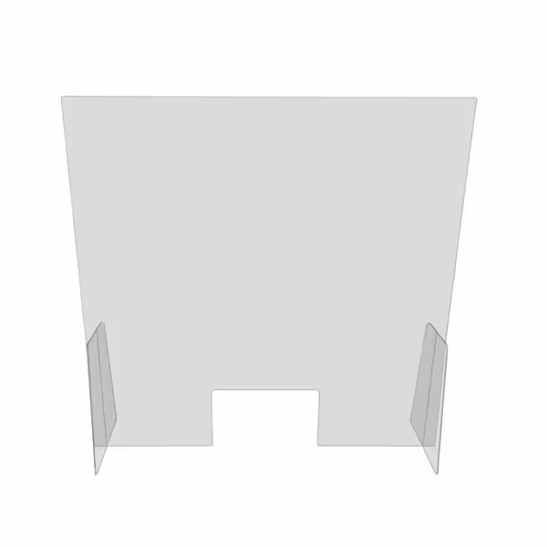 Protecție împotriva stropilor - plexiglas - 600x800 mm - cu fereastră de trecere