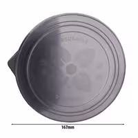 (520 pcs) Reusable Lid - 167x156mm - Grey - fits Reusable Bowls with Ø 150mm