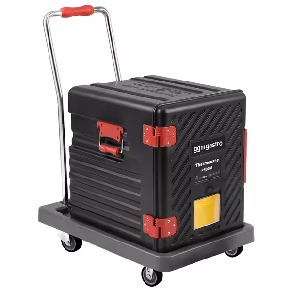 Thermobox – prednje punjenje – 63 litre – prima 12 GN 1/1 posuda – uključujući kolica