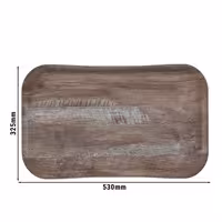 (12 komada) CAMBRO | CENTURY™ - Pladanj od stakloplastike - GN 1/1 - Izgled tamnog hrasta - Glatko