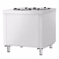 Heated Plate Dispenser KOPENHAGEN - 400W - 910mm - 120 plates - Stainless steel