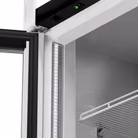 Commercial Beverage Display Fridge - 925mm - 630 Litres - with 2 hinged glass doors - LED lighting - digital controller with temperature display - Temperature range 2 to 8 °C