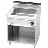 Toplovodna kupka električna - 2,4 kW - 2x GN 1/1 - s odvodnim ventilom