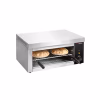 Salamandra elétrica PROFISSIONAL - teto móvel - 2,0kW - 230V - 4 níveis - para pão pita