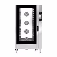 Commercial Electric Bakery Combi Oven - Touchscreen Controls - 16x EN 600x400 - 7" touchscreen - incl. Automatic washing system & Core temperature probe