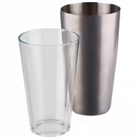 (6 adet) Boston Shaker - 2 parçalı set - Paslanmaz çelik - 700ml