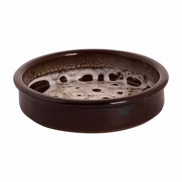 (24 pcs) SABANA - Tapas Oven Dish - Ø120mm - Brown / White
