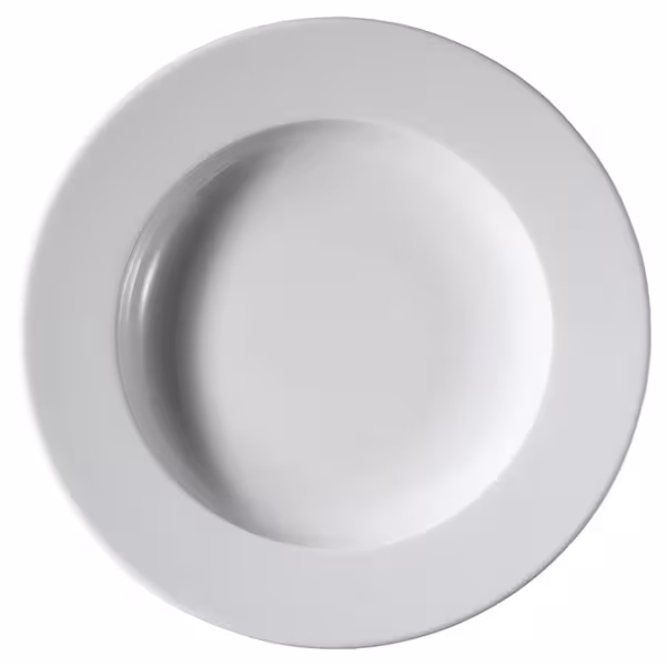 (24 adet) PERA - Çukur Tabak - Yuvarlak Çukur - Porselen, Ø300mm, Beyaz