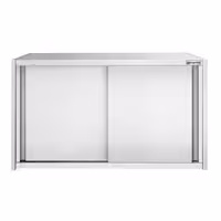 خزانة حائط ستانلس ستيل PREMIUM - 1000x400mm - مع باب انزلاقي - ارتفاع 650 mm