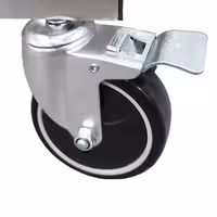 ترولي أطباق مزدوج - حتى 80 طبق مسطح - Ø 23 - 30 cm - مزود بعجلات