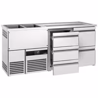Direct Draw Beer Dispenser / Kegerator PREMIUM - 1950x700mm - 5 Drawers