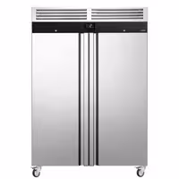 Szafa chłodnicza PREMIUM – stal nierdzewna – GN 2/1 – 1350 L – z 2 drzwiami