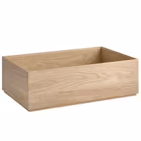 Ahşap Sunum Kutusu - VALO - GN 1/1 - Ahşap (Meşe) - Kahverengi - köşeli - 530x325x165mm