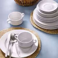 (12 adet) BUDGETLINE - Fincan Tabağı - Ø145mm - Beyaz