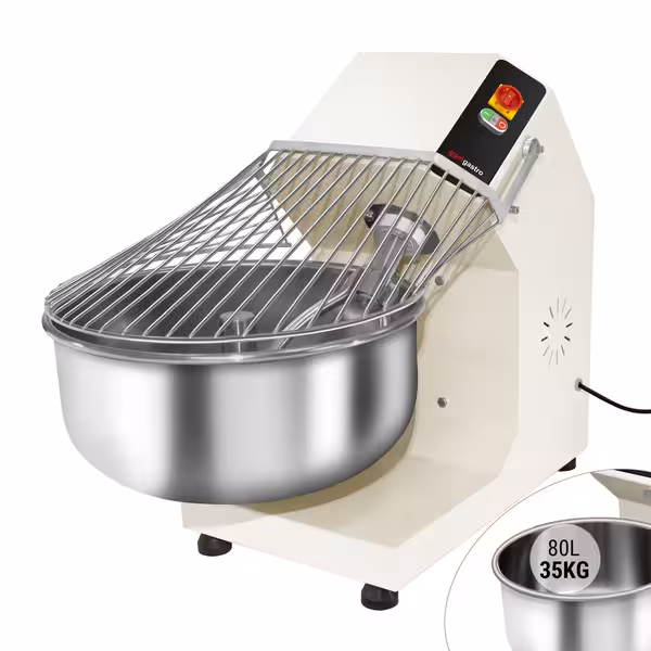 Commercial Dough Mixer - 80L / 50kg - Fixed Head & Bowl - 400V 3‑Phase