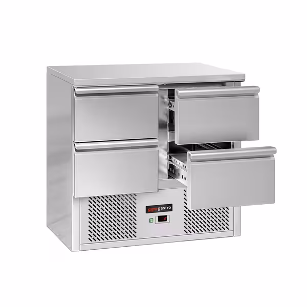Rashladni pult ECO - 900x700 mm - 220 l - Statičko hlađenje - s 4 ladica - s GN 1/1
