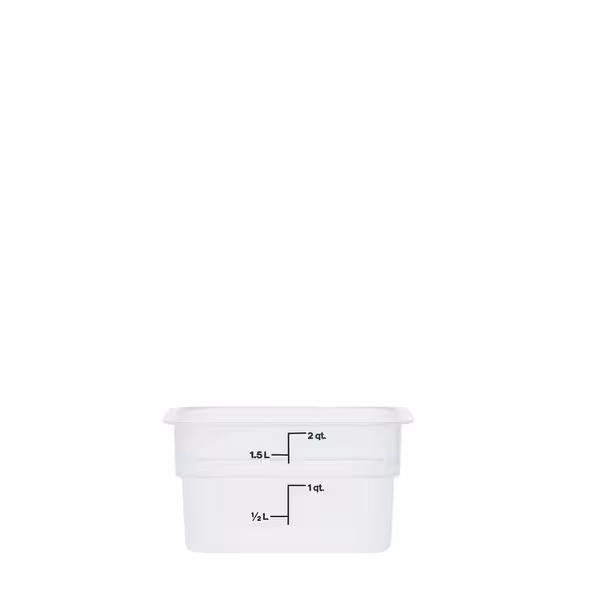 (6 komada) CAMBRO | CAMSQUARES® - Posude - 1,9 litara - Prozirne