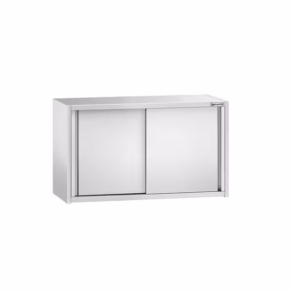 خزانة حائط ستانلس ستيل PREMIUM - 1000x400mm - مع باب انزلاقي - ارتفاع 650 mm