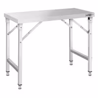 inox radni stol - sklopivi - 1200x600 mm