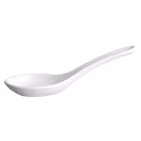 (60 adet) Ordövr Kaşığı HONG KONG - Melamin - 130mm - Beyaz