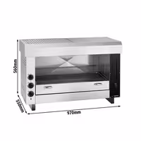 Commercial Electric Salamander Grill PRO - 6kW - 400V