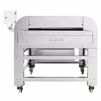 Electric Conveyor Pizza Oven - with Fireclay Stone Conveyor Belt - 1500x2500mm (59.1"x98.4") - Digital Controls - Belt width: 780mm (30.7") - up to 400°C - 200 pizzas/hour - Ø 32 cm each