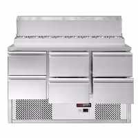 Pripremni rashladni pult Mini ECO - 1368x700 mm - 6 ladica - za 8x GN 1/6