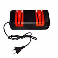 Electric Knife Sharpener - Red & Black