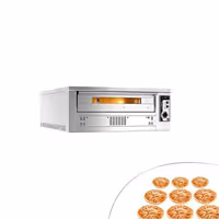 Gas Deck Pizza Oven - Single Deck - 9 x Ø 33cm (13") - 230V Single Phase - Mechanical Controls - up to 370°C