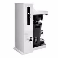 Commercial Filter Coffee Machine - 5L - 4.5 kW - with direct water connection & hot water tap - incl. thermal container
