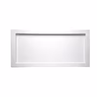 (6 pcs) GN 1/3 Gastronorm Tray - FRAMES - Melamine - 325x176mm - Height: 20mm - White