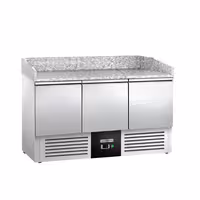 Pizzakylbänk PREMIUM - 2300x700 mm - 5 dörrar