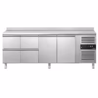 ECO rashladni pult – 2230 x 700 mm – s 2 vrata – 4 ladice – s nadvratnikom