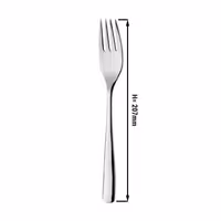 (12 pcs) Table fork - Aleria - 18/10 stainless steel - 207mm