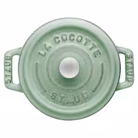 STAUB | Mini Cocotte Round Enamelled Cast Iron Casserole Dish – Ø10 cm - Sage Green