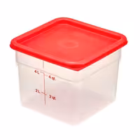 (6 komada) CAMBRO | CAMSQUARES® - Posude - 5,7 litara - Prozirne