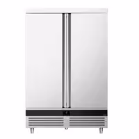 Hladnjak nehrđajući čelik (inox) PREMIUM - GN 2/1 - 1400 l - od -2 °C do +8 °C - s 2 vrata - ventilirano hlađenje, automatsko odmrzavanje