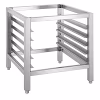 Base Stand - with 5x GN 1/1 Tray Rack - for Commercial Combi Ovens - 905x760x680mm - 5x GN 1/1 - Stainless Steel - for KB2011